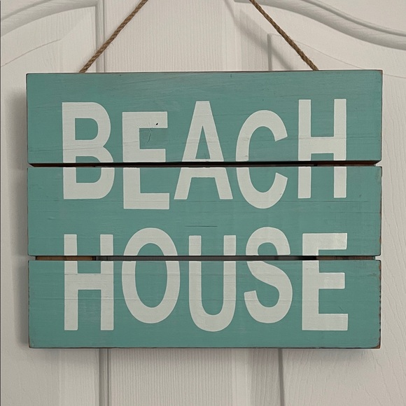 Other - Coastal Beach House Wall Decor - Teal and White